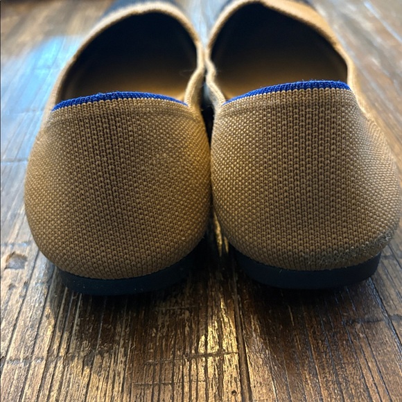 Rothy’s The Point Camel & Black Cap Toe Ballet Flat Size 10 - Picture 4 of 12